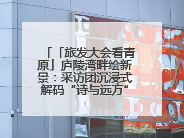 「旅发大会看青原」庐陵湾畔绘新景：采访团沉浸式解码“诗与远方”（图）