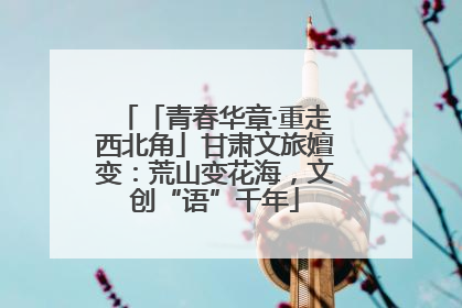 「青春华章·重走西北角」甘肃文旅嬗变：荒山变花海，文创“语”千年
