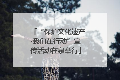 “保护文化遗产·我们在行动”宣传活动在泉举行