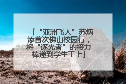 “亚洲飞人”苏炳添首次佛山校园行，将“逐光者”的接力棒递到学生手上