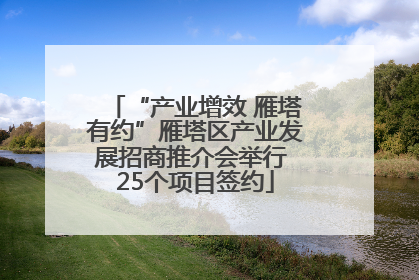 “产业增效 雁塔有约”雁塔区产业发展招商推介会举行 25个项目签约