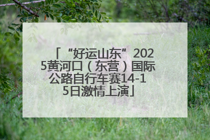 “好运山东”2025黄河口（东营）国际公路自行车赛14-15日激情上演