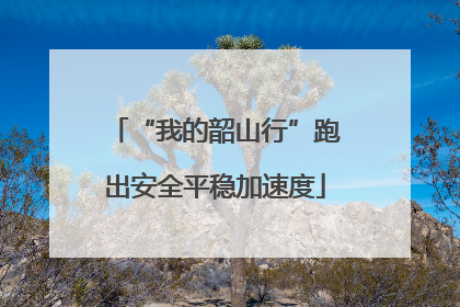 “我的韶山行”跑出安全平稳加速度
