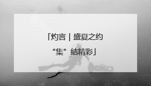 灼言｜盛夏之约 “集”结精彩
