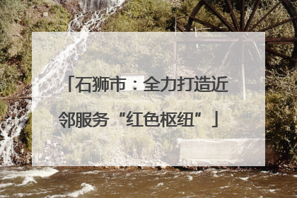 石狮市：全力打造近邻服务“红色枢纽”