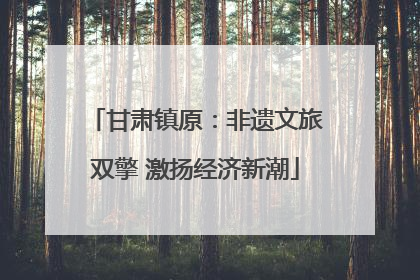 甘肃镇原：非遗文旅双擎 激扬经济新潮