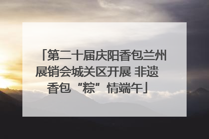 第二十届庆阳香包兰州展销会城关区开展 非遗香包“粽”情端午