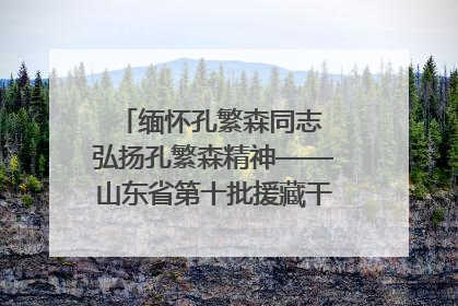 缅怀孔繁森同志 弘扬孔繁森精神——山东省第十批援藏干部人才清明节前到岗巴县开展党性教育