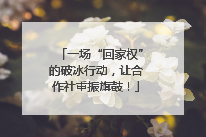 一场“回家权”的破冰行动，让合作社重振旗鼓！