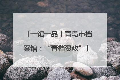 一馆一品丨青岛市档案馆：“青档资政”