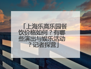 上海乐高乐园餐饮价格如何？有哪些演出与娱乐活动？记者探营