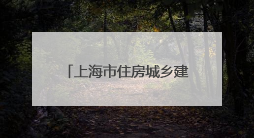 上海市住房城乡建设管理委组织召开城市体检专家座谈会