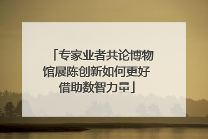 专家业者共论博物馆展陈创新如何更好借助数智力量
