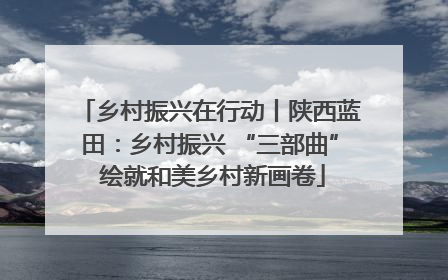 乡村振兴在行动丨陕西蓝田：乡村振兴 “三部曲” 绘就和美乡村新画卷