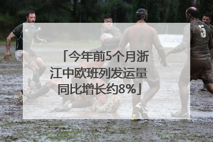 今年前5个月浙江中欧班列发运量同比增长约8%