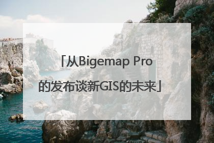从Bigemap Pro的发布谈新GIS的未来