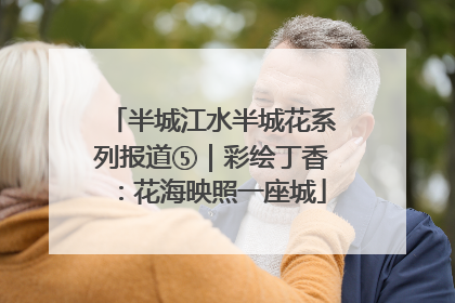 半城江水半城花系列报道⑤｜彩绘丁香：花海映照一座城