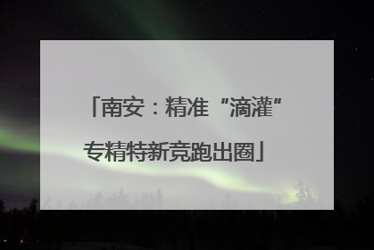 南安：精准“滴灌”专精特新竞跑出圈