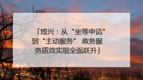 博兴：从“坐等申请”到“主动服务” 政务服务质效实现全面跃升