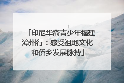 印尼华裔青少年福建漳州行：感受祖地文化和侨乡发展脉搏