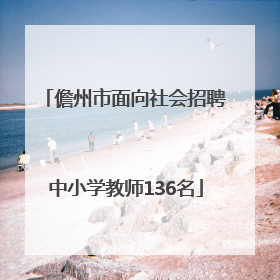 儋州市面向社会招聘中小学教师136名