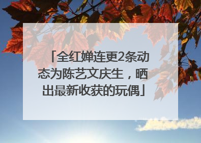全红婵连更2条动态为陈艺文庆生，晒出最新收获的玩偶