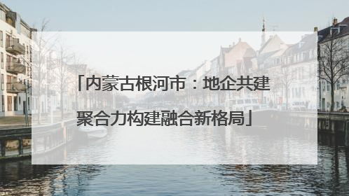 内蒙古根河市：地企共建聚合力构建融合新格局