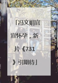冯文娟官宣怀孕，新片《731》引期待