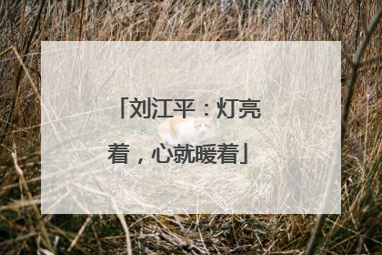 刘江平：灯亮着，心就暖着