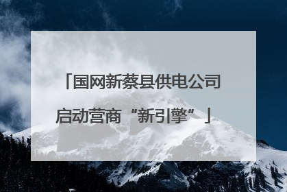 国网新蔡县供电公司启动营商“新引擎”