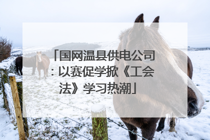 国网温县供电公司：以赛促学掀《工会法》学习热潮