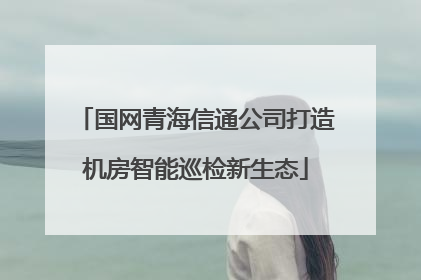 国网青海信通公司打造机房智能巡检新生态