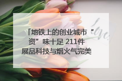 地铁上的创业城市“资”味十足 211件展品科技与烟火气完美融合｜西博视界