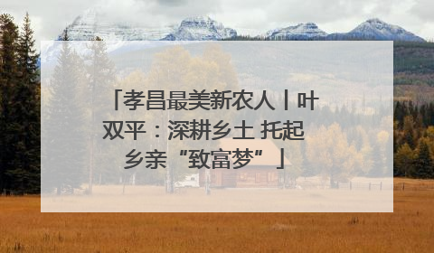 孝昌最美新农人丨叶双平：深耕乡土 托起乡亲“致富梦”