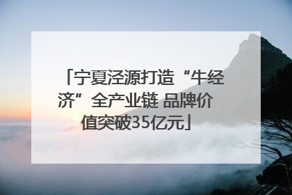 宁夏泾源打造“牛经济”全产业链 品牌价值突破35亿元