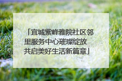 宜城紫峰雅院社区邻里服务中心璀璨绽放 共启美好生活新篇章