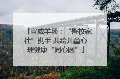宣威羊场：“警校家社”携手 共绘儿童心理健康“同心圆”