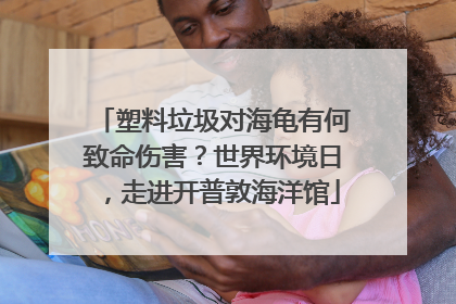 塑料垃圾对海龟有何致命伤害？世界环境日，走进开普敦海洋馆