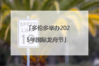 多伦多举办2025年国际龙舟节