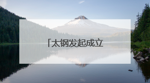 太钢发起成立船舶生态联盟