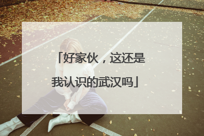 好家伙，这还是我认识的武汉吗
