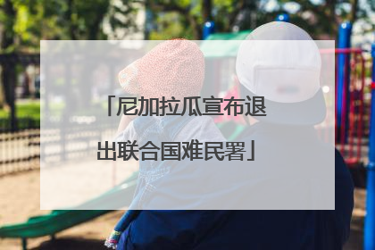 尼加拉瓜宣布退出联合国难民署