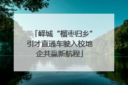 峄城“榴枣归乡”引才直通车驶入校地企共赢新航程