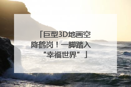 巨型3D地画空降鹤岗！一脚踏入“幸福世界”