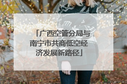 广西空管分局与南宁市共商低空经济发展新路径