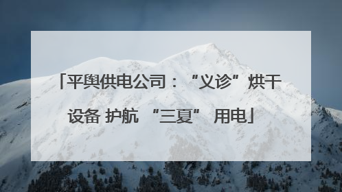 平舆供电公司：“义诊”烘干设备 护航 “三夏” 用电