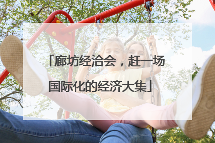 廊坊经洽会，赶一场国际化的经济大集