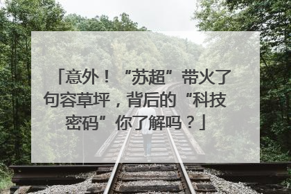 意外！“苏超”带火了句容草坪，背后的“科技密码”你了解吗？