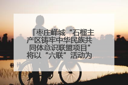 枣庄峄城“石榴主产区铸牢中华民族共同体意识联盟项目”将以“六联”活动为抓手深化品牌建设