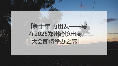 新十年 再出发——写在2025郑州跨境电商大会即将举办之际